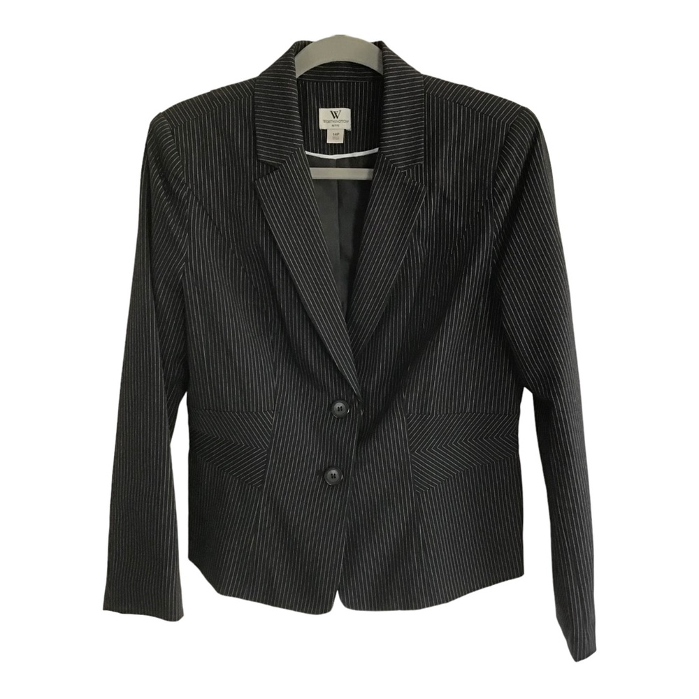 Worthington Pin Stripe Jacket Sz 14P